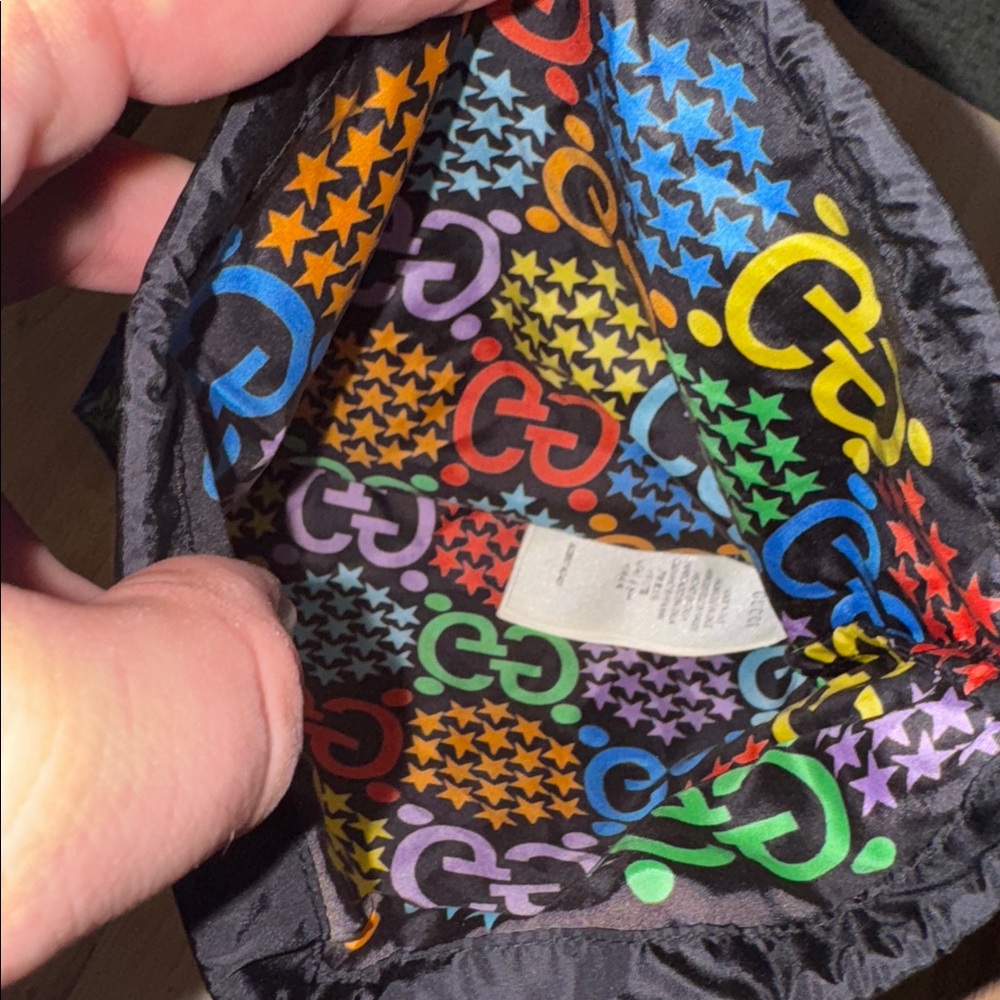 Gucci Psychedelic Rainbow Star Pattern Toiletry B… - image 4
